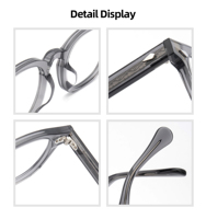 Últimas Monturas Ópticas Japonesas de Moda, Gafas con Patrón Sólido, Marca de Lentes con Forma de Diamante para Combinar con el Rostro