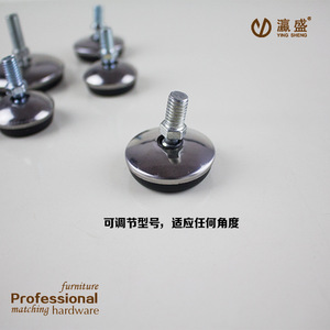Patas Ajustables Ying Sheng de 33mm, 38mm y 50mm con Base de Goma para Muebles, Gabinetes y Sofás - Product Image 2