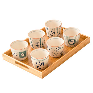 Tazza <span class=keywords><strong>da</strong></span> Tè e Caffè in Ceramica Dipinta a Mano in Stile Cinese con Panda Fresco e Carino per Donne Uso Domestico e Ospiti - Product Image 5