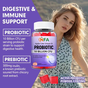 Vinagre de sidra de manzana personalizado y gomitas probióticas proporcionan un gran equilibrio digestivo saludable - Product Image 4