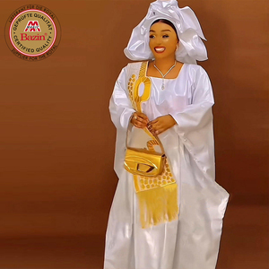 White Dashiki Dress - Elegant African Maxi for Women