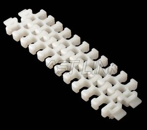 <span class=keywords><strong>PL</strong></span> New Flush Grid Flex Modular Belt Ball Internat ionale Standards Förderung von Lebensmittel verpackungen POM PP Nylon Plastic - Product Image 4