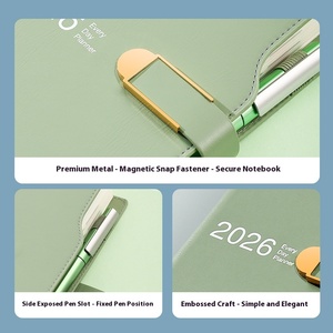 2026 Planifiez ce carnet Planifiez ce plan A5 Efficacité de 365 jours Calendrier manuel Personnalisation du LOGO manuel - Product Image 4