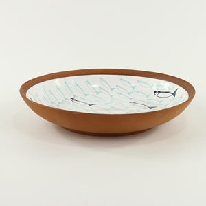Nouveau design <span class=keywords><strong>en</strong></span> céramique grès cérame rond bon marché assiettes - Product Image 5