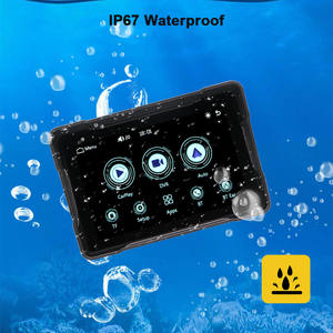 Motosiklet GPS navigasyon sistemi kablosuz CarPlay ile 5 inç dokunmatik ekran/Android oto motosiklet için IPX7 su geçirmez - Product Image 6