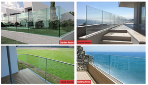 Clôture <span class=keywords><strong>en</strong></span> verre sans cadre <span class=keywords><strong>en</strong></span> aluminium moderne pour l'extérieur avec installation cachée Panneaux <span class=keywords><strong>en</strong></span> verre trempé <span class=keywords><strong>en</strong></span> béton Garde-corps <span class=keywords><strong>en</strong></span> verre <span class=keywords><strong>en</strong></span> forme de U - Product Image 4
