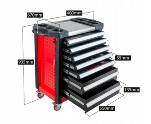 Ce Nhiệm Vụ Nặng Nề 7-Ngăn Kéo Công Cụ Tủ 420 Pcs Công Cụ Bộ Hộp Bền Cán Hộp Công Cụ Lưu Trữ Ngực Cho Nhà Để Xe Công Cụ Cơ Khí Bộ Dụng Cụ - Product Image 3