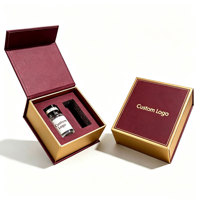 Luxuriöse Magnetische Geschenkbox mit Eigenem Logo, Kartonbox für 2ml 3ml Kosmetik-Peptid-Fläschchen, Papierbox mit Schaumstoffeinlage