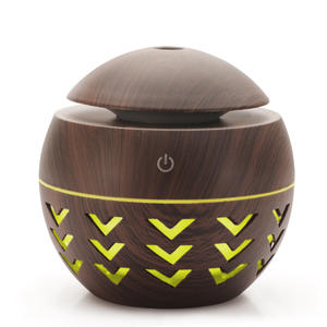 Wooden Aroma Diffuser Mini <b>Humidifier</b> With Led Light Usb Powered For Home Use Less Than 0.5L Capacity - Product Image 5
