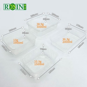 Tùy chỉnh nhựa thảo mộc <span class=keywords><strong>container</strong></span> trong suốt vỏ sò bao bì bản lề thực phẩm đóng gói <span class=keywords><strong>container</strong></span> cho thảo mộc - Product Image 2