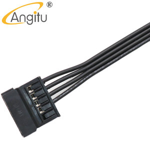 <span class=keywords><strong>Adaptateur</strong></span> d'<span class=keywords><strong>alimentation</strong></span> Angitu 60 cm/24 pouces 15 broches <span class=keywords><strong>SATA</strong></span> <span class=keywords><strong>femelle</strong></span> <span class=keywords><strong>vers</strong></span> IDE, câble <span class=keywords><strong>adaptateur</strong></span> plat à ruban <span class=keywords><strong>femelle</strong></span> <span class=keywords><strong>SATA</strong></span> <span class=keywords><strong>vers</strong></span> 4 broches <span class=keywords><strong>Molex</strong></span>/IDE - Product Image 4