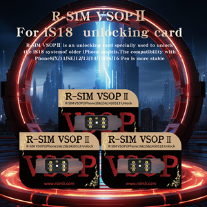 สติกเกอร์ซิมการ์ดปลดล็อค VSOP2รุ่นอัพเกรด R-<span class=keywords><strong>SIM</strong></span> สำหรับ <span class=keywords><strong>iPhone</strong></span> 13 14 15 16ชุดซิมคู่ IOS18สนับสนุนเครือข่ายอัจฉริยะโหมด MEP - Product Image 2