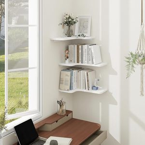 Étagères flottantes à bord naturel de 24 pouces, lot de 2, étagère murale en bois d'orme massif rustique avec support invisible - Product Image 3