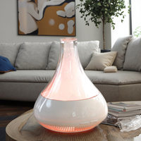 Nouveau design Diffuseur électrique 7 couleurs Huile essentielle Tuya App Diffuseur d'air ultrasonique intelligent pour parfum