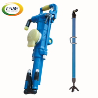 Perceuse pneumatique à jambe d'appui YT23, mini-perceuse manuelle à jambe d'appui pour petits tunnels de carrière et forage de puits miniatures