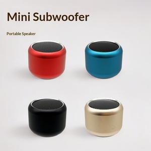 Портативная беспроводная колонка Bluetooth 5.0 с поддержкой TF-карт, металлическим корпусом, встроенным микрофоном и функцией громкой связи для дома/офиса - Product Image 2