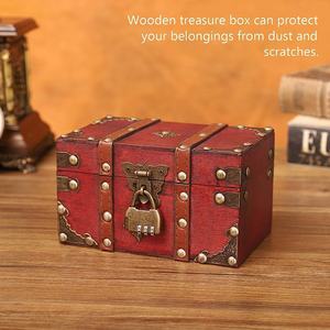 도매 복고풍 골동품 작은 보석 상자 골동품 구리 잠금 하드웨어 - Product Image 3