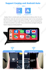 Autoradio Android Auto avec GPS, navigation, lecteur multimédia, DSP, écran tactile de 12,3 pouces, CarPlay sans fil pour Mercedes Benz C - Product Image 3