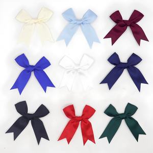 Noeuds en ruban de 3 pouces pré-noués, nœuds en satin pour sacs de friandises, emballage cadeau, panier, mariage, baby shower, anniversaire, fête de Noël, décoration - Product Image 4