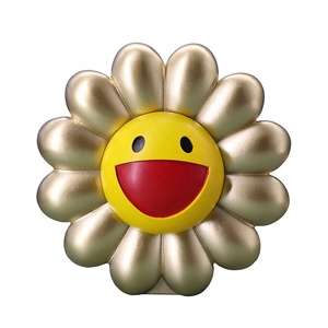 Arreglo Floral de Girasoles Sonrientes en Resina, Florero Decorativo para Mesa - Product Image 4