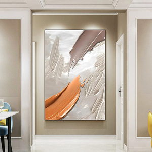 Gran lienzo abstracto colorido pintura al óleo textura gruesa enorme pared arte imagen para decoración del hogar - Product Image 4