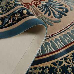 พรมขนนุ่มเส้นใยวิสคอสทำมือหรูหราดีไซน์เนอร์พรมปูพื้นทันสมัยเป็นมิตรกับสิ่งแวดล้อมสำหรับตกแต่งบ้าน - Product Image 3