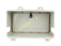 Boîtier de compteur mural en matériau composite durable avec coque stabilisée aux UV et serrure antivol de qualité industrielle – Offre Spéciale