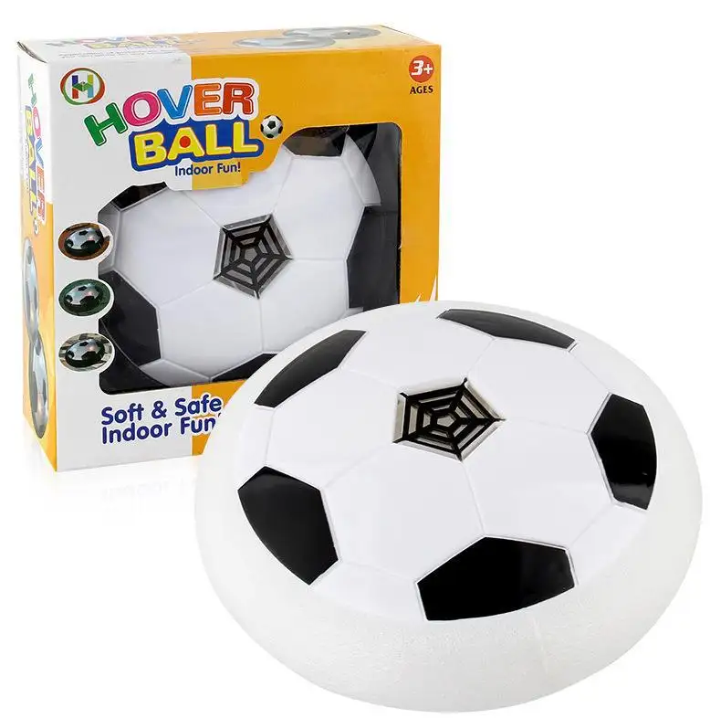 Pelota de fútbol con luz LED para niños, Bola de entrenamiento con potencia de aire, para jugar en interiores