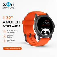 Reloj Inteligente AMOLED Redondo de Fábrica OEM, Reloj Deportivo con Llamadas y Carga Inalámbrica para Compradores Mayoristas