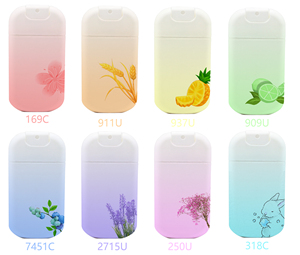 Pulverizador plástico para as mãos, desinfetante de plástico PP 20/30ml, recarregável, para uso com cartão de crédito, spray de névoa de perfume de bolso portátil com estojo de silicone - Product Image 5