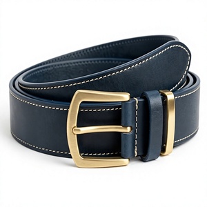 Cinturón de Cuero Vacuno Sólido Premium para Hombre de M Ahmed Enterprises, Hebilla de Aleación de Zinc de Una Sola Pieza, Correa Casual de Vestir Hecha a Mano OEM - Product Image 6