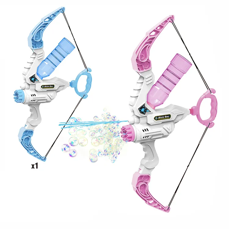 Pistola de bolha de bazuca com design automático, pistola de bolhas de água de tiro ao ar livre, brinquedo infantil