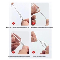 Lot de 20 micro-assistants de pêche à la ligne, flottants, transparents, verts, pour la pêche à la mouche, réduisant la vitesse de coulée