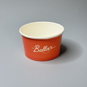 Disposable Logo 5oz Ice Cream <strong>Paper</strong> <strong>Cup</strong>/Bowl with Lids <strong>Mini</strong> <strong>Cup</strong> Set Ice Cream Rolls Bowl <strong>Paper</strong> <strong>Cups</strong> Dessert Container - Product Image 3