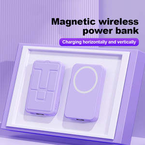 Power Bank Magnético de Carga Rápida <span class=keywords><strong>Mag</strong></span> PD 22.5W Inalámbrico con Soporte Plegable Seguro y Pantalla Digital <span class=keywords><strong>PowerBank</strong></span> 10000mAh para iPhone - Product Image 5