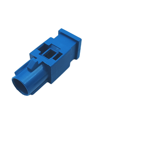 Automotive <b>Universal</b> 12V SMB 2P Brass Nylon Fakra Z Male Crimp Solder <b>Plug</b> Connector for Car Radio Antenna GPS Camera - Product Image 1