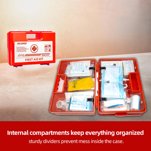 Ori-power DIN13157 Botiquín de Primeros Auxilios y Emergencias Multifuncional de Plástico ABS, Botiquín de Primeros Auxilios Montado en la Pared, Caja de Plástico - Product Image 4