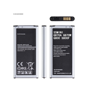 Pour SAMSUNG Original EB-BG800BBE EB-BG800CBE 2100mAh Batterie Pour Samsung <span class=keywords><strong>GALAXY</strong></span> <span class=keywords><strong>S5</strong></span> <span class=keywords><strong>mini</strong></span> SM-G800F G870A G870W Mobile Téléphone Wholesa - Product Image 1
