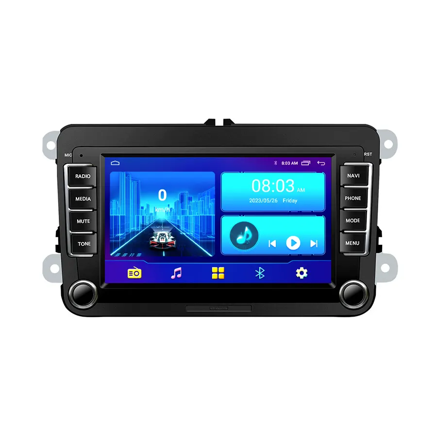 Android 13 Auto Stereo Radio Voor Volkswagen Skoda Octavia Golf7 Touran Passat B7 B6 Jetta Polo Vw Tiguan Cc Auto Dvd-Speler