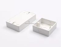 86 Type 33H Boîte de jonction en plastique ABS PVC de couleur personnalisée IP67 Évalué 86x86x33mm Options de montage du boîtier électrique pour circuit
