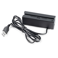 Lector de Tarjetas Magnéticas MSR100 de Fábrica con 2 Años de Garantía, Decodificador de Tarjetas Magnéticas de Alta Intensidad, Lector de Tarjetas Magnéticas de 3 Pistas para Control de Acceso