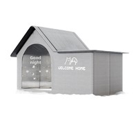 Lit/Cage de repos climatisé et imperméable pour chat, style cabane, pour l'été