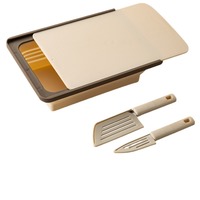 Planche à découper pliable 7-en-1 en plastique avec passoire et panier de lavage pour légumes, compatible lave-vaisselle, pour cuisine, pique-nique et utilisation extérieure