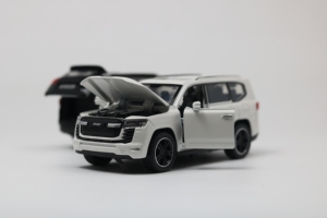 <span class=keywords><strong>Modèle</strong></span> <span class=keywords><strong>de</strong></span> <span class=keywords><strong>voiture</strong></span> miniature LC300 à l'échelle 1:32, en métal moulé sous pression, avec portes ouvrables, <span class=keywords><strong>SUV</strong></span> tout-terrain, jouet avec son et lumière, batterie au lithium - Product Image 6