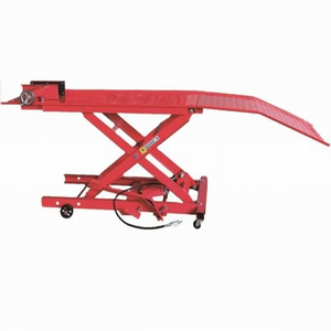 Elevador Hidráulico para Motocicleta, Plataforma de Elevación de Tijera de Alta Resistencia de 800LBS, Alimentado por Aire, un Cilindro para Reparación de Bicicletas - Product Image 2
