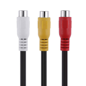 Prix d'usine <span class=keywords><strong>3</strong></span> <span class=keywords><strong>RCA</strong></span> Femelle vers <span class=keywords><strong>6</strong></span> <span class=keywords><strong>RCA</strong></span> Mâle Splitter Audio Vidéo Adaptateur Câble AV Transmission de données universelle Câble <span class=keywords><strong>RCA</strong></span> - Product Image 4