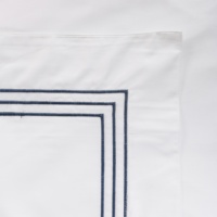 Draps en percale de satin 100% coton 400 fils pour la literie à domicile et les linge d'hôtel