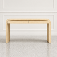 Bureau de travail moderne minimaliste en bois de haute qualité avec tiroirs et bureau d'écriture - Mobilier de bureau luxueux
