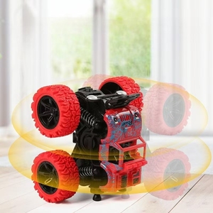 Giocattoli Regalo, Set di 4 Auto a Frizione, Auto Acrobatiche con Ruote da Strada, <span class=keywords><strong>Monster</strong></span> <span class=keywords><strong>Truck</strong></span> - Product Image 2