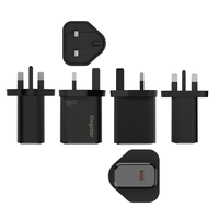 Chargeur intelligent PD 20W de haute qualité, USB Type C, prise US EU, adaptateur d'alimentation portable, chargeur super rapide pour smartphones